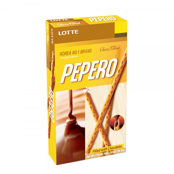 Pepero Sticks mit Schokofüllung Lotte 50g