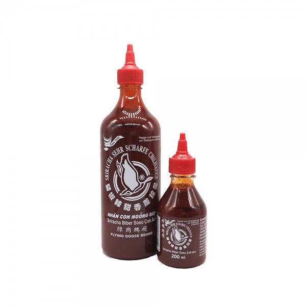 Sriracha Chili Sauce extra scharf Flying Goose