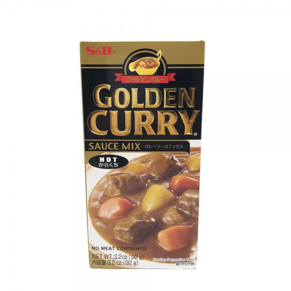 Golden Curry Sauce Mix hot S&B 92g