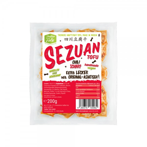 Sezuan Tofu Treiber Tofu 200g