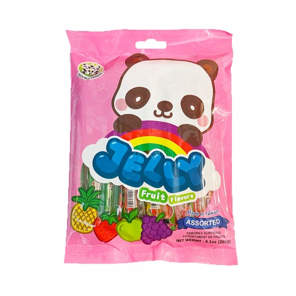Jelly Straws Double Panda 260g