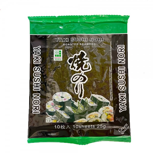 Yaki Sushi Nori Blätter JH Foods 25g (10 Blätter)