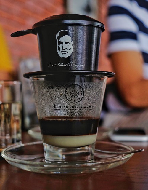 Vietnamesischer Kaffee mit Kondensmilch