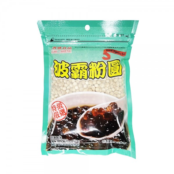 Schwarze Tapioka Perlen für Bubble Tea Chi-Sheng 250g