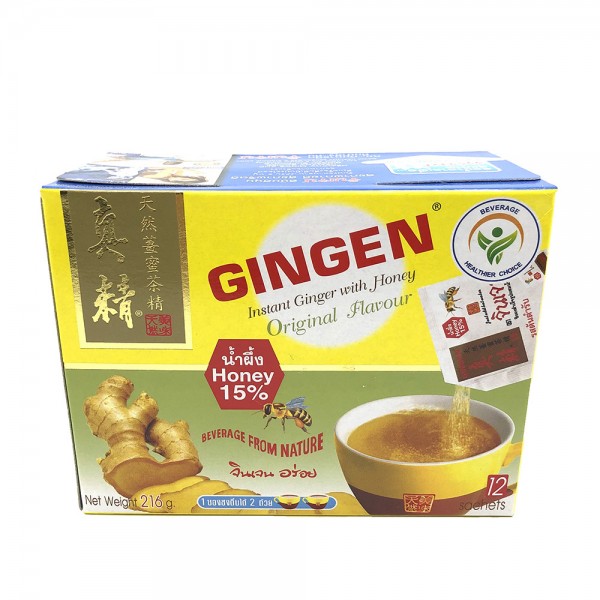 Instant Ingwer Tee mit Honig Gingen 216g (12x18g)