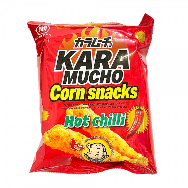 Kara Mucho Corn Snacks Hot Chili Koikeya 65g