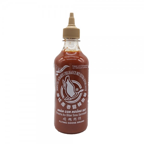 Sriracha Chili Sauce extra Knoblauch Flying Goose 455ml