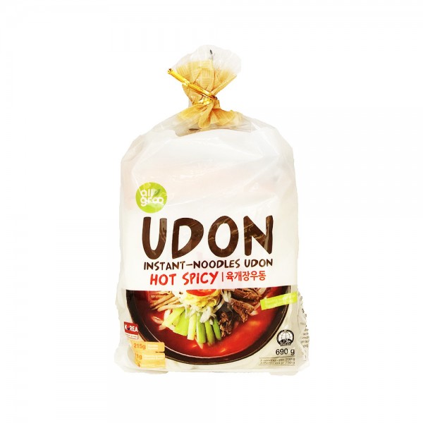 Instant Udon Nudelsuppe Hot & Spicy All Groo 690g